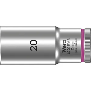 Wera, llave de vaso profunda de 20 mm