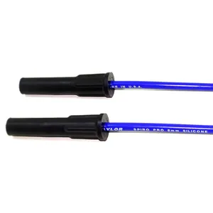 Taylor, kit de cables de bujía universales Pro Comp de 8 mm. Azul