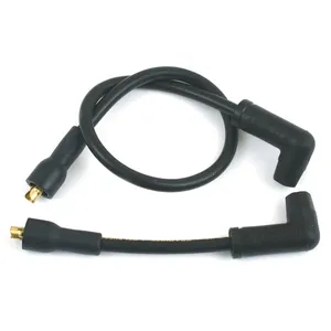 Accel, juego de cables de bujía con núcleo de supresión de 8,8 mm. Negro