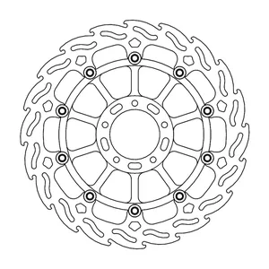 Rotor de freno flotante serie Flame de Moto-Master