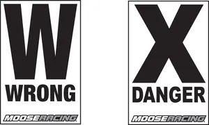Flechas de recorrido - DANGER/WRONG WAY <span style="color: red;font-size: 0,5em">- ALMACEN USA-</span>