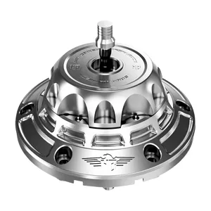 HeinzBikes, tapa de gasolina ventilada 'Performance'. Plateado/Plateado