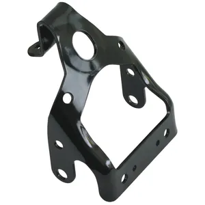 Soporte de faro y bocina para horquilla Springer. Negro