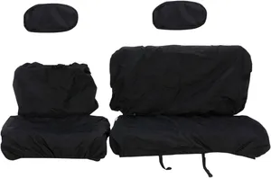 Housse pour selle continue et type cube - Couverture néoprène noire