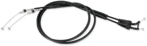 Cable de acelerador de vinilo negro