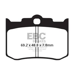 Pastillas de freno EBC V-pad Semi Sintered