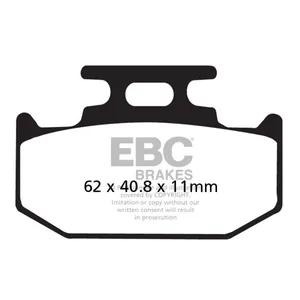 Pastillas de freno EBC Carbon X / TT series
