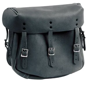 Juego de alforjas estilo militar. Negro
