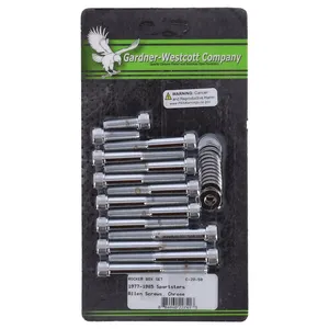 GW, kit de pernos para tapa de balancines Sportster. Cabeza Allen, cromados