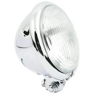 Faro estilo Bates de 5-3/4". Montaje inferior. Cromado