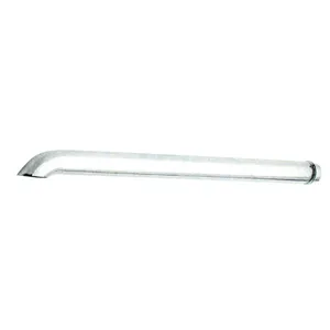 Paughco, extensión de escape. 31" corte ganso. Cromo