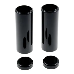 Cult-Werk, kit de cubiertas de tubo de horquilla de 4 piezas, negro brillante