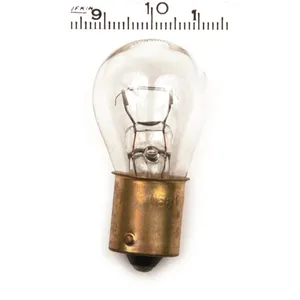 Bombilla de 12 voltios 23w. Filamento único. Transparente