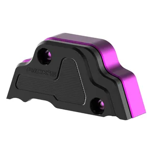 Rick's Motorcycles, tapa del sensor de posición de marchas. Negro/Morado
