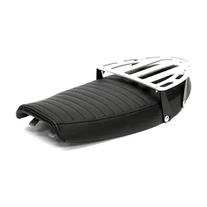 Asiento plano Cafe Racer/Scrambler C-Racer SR400/500 negro