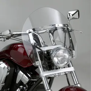 NC SwitchBlade® Parabrisas Quick Release Shorty® Transparente