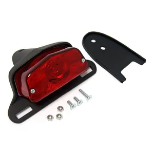 Conjunto de luz trasera Lucas. con soporte. Negro