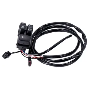 Kit de interruptores y cableado de manillar, lado embrague. Negro