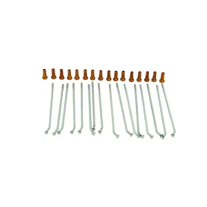 Kit de radios de rueda y tuercas de recambio para motocicleta