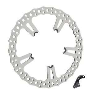 Arlen Ness, kit de disco delantero Jagged Big Brake de 15". Lado izquierdo