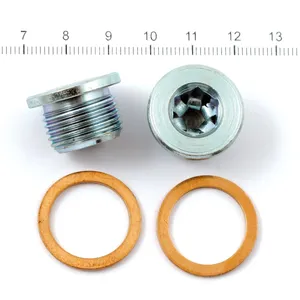 Vance & Hines, juego de tapones para sensor O2 de 18mm. Zinc. <span style="color: red;font-size: 0,5em">- PEDIDO ESPECIAL -</span>