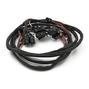 Kit de interruptores y cableado de manillar. Radio. Negro