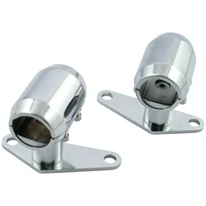 Springer custom mudguard mounting kit. I.D. .950" Chrome