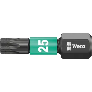 Puntera Wera de 1/4" para tornillos Torx® Impaktor TX25