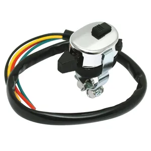 Custom handlebar switch, off/High/Low, horn/start. Chrome