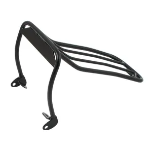 Portaequipajes, para guardabarros trasero bobbed. Negro