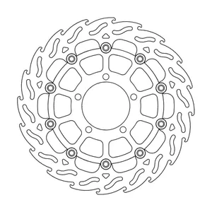 Rotor de freno flotante serie Flame de Moto-Master