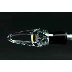 Motogadget, intermitentes LED mo.blaze Ice. Negro