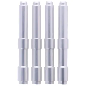 Dippert, juego de tapas de varillas empujadoras estilo Shovel 04-up XL. Plateado