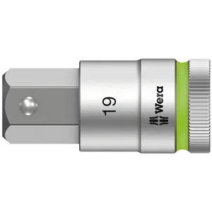 Puntera hexagonal Wera Zyklop 1/2" con función de retención