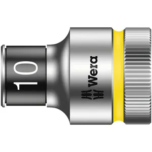Llave de vaso Wera Zyklop 1/2" con función de retención - Métrica 10.0