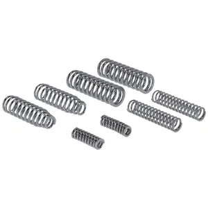 Juego de 8 resortes de alta resistencia para horquillas Springer antiguas. Cromado