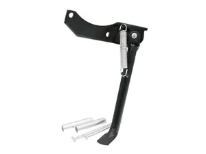 Soporte lateral metálico para motocicleta