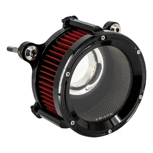 Trask, kit de filtro de aire serie Assault. Negro brillante
