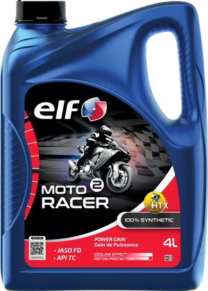 Envase de aceite sintético 2 Racer SYN para motos