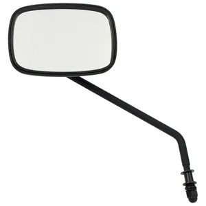 Espejo estilo OEM tardío, vástago largo, lado izquierdo. Negro