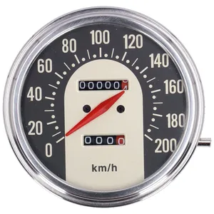Velocímetro FL, cara '62-67 Electra', negro/dorado. 2:1 kmh