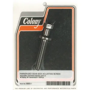 Colony, perno ajustador de transmisión. Parkerizado negro