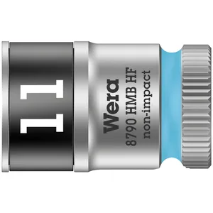 Wera Zyklop 3/8" llave de vaso con función de retención - Métrica 11.0