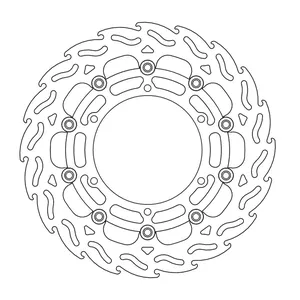 Rotor de freno flotante serie Flame de Moto-Master