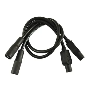Juego de cables de bujía Taylor, 8mm Pro Wire. Negro