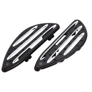 Arlen Ness, estribos para conductor M8 Softail Deep Cut. Negro