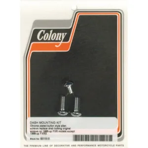 Colony, kit de montaje para cubierta de cuadro. Cabeza de botón cromada