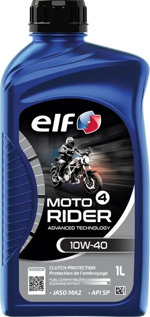 Botella de aceite de motor Rider 10W-40 ADV TECH para motocicletas