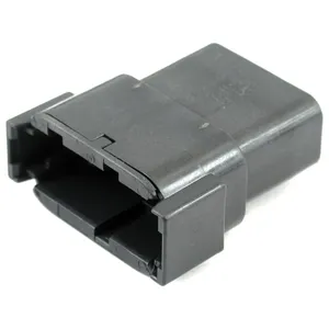 NAMZ, conector Deutsch DTM. Negro, hembra, 12 pines