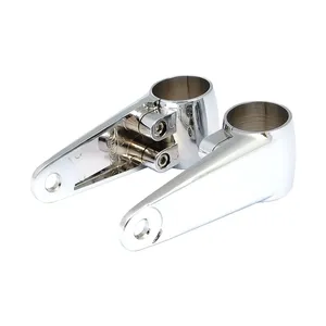 Clampah, conjunto de soporte de faro lateral. Cromado